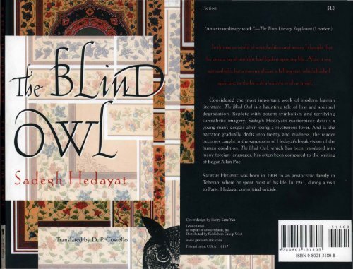 the blind owl hedayat the blind owl hedayat