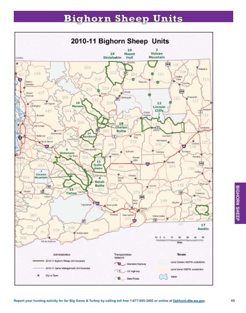 Washington's 2010 Big Game Hunting Seasons & Regulations