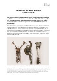 FIONA HALL: BIG GAME HUNTING - Heide Museum of Modern Art