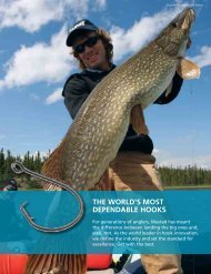 THE WORLD'S MOST DEPENDABLE HOOKS - Mustad