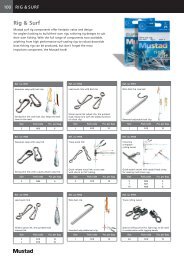 THE WORLD'S MOST DEPENDABLE HOOKS - Mustad
