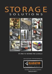 Gladiator Catalog - For Your Garage