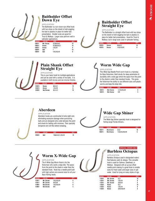 lures • hooks • rigs