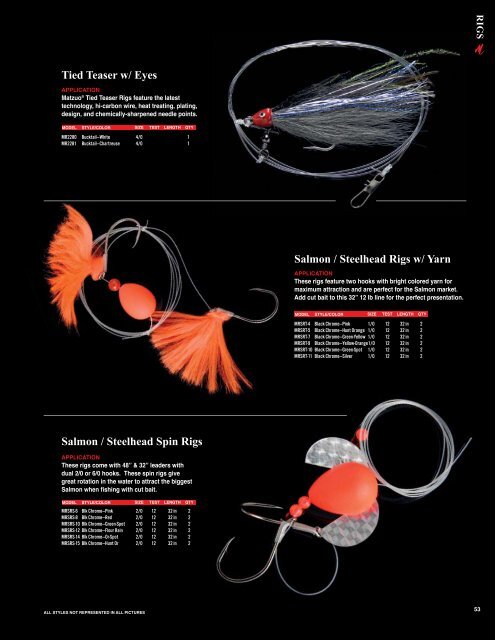 lures • hooks • rigs