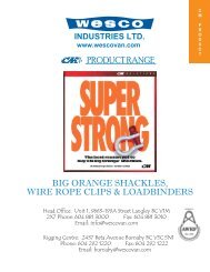 PRODUCT RANGE BIG ORANGE SHACKLES, WIRE ROPE CLIPS ...