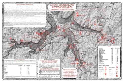 Use Of Savage Gulf Trails