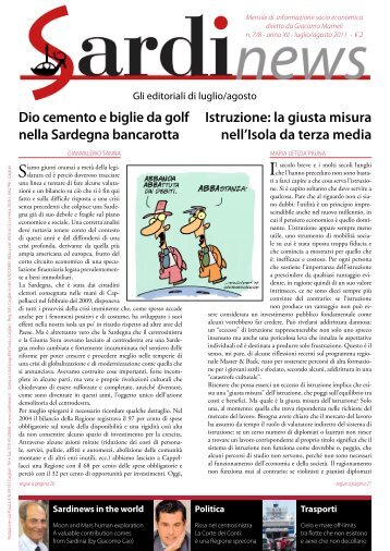 Dio cemento e biglie da golf nella Sardegna bancarotta ... - Sardinews