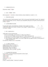 1 LE BIGLIE DI LUCA Si possono contare 10 biglie 2 ... - Matematica