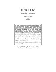 THE BIG RIDE - 10-Minute Plays