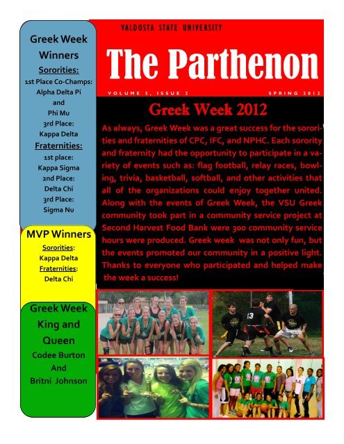 Spring 2012 Valdosta State University