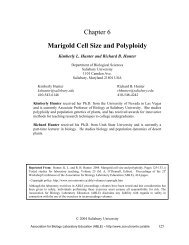 Marigold Cell Size and Polyploidy - Association for Biology ...