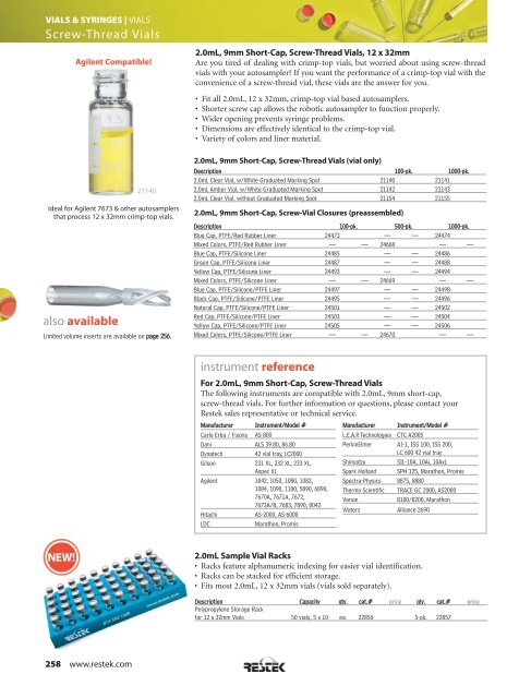 Vials & Syringes - Teknolab AS