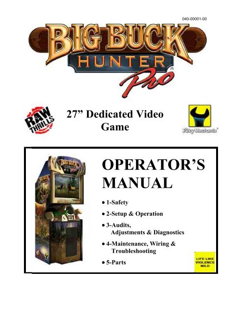 Big Buck Hunter Pro Manual Pdf Namco