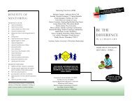 mentoring program directory brochure - Waterbury Public Schools