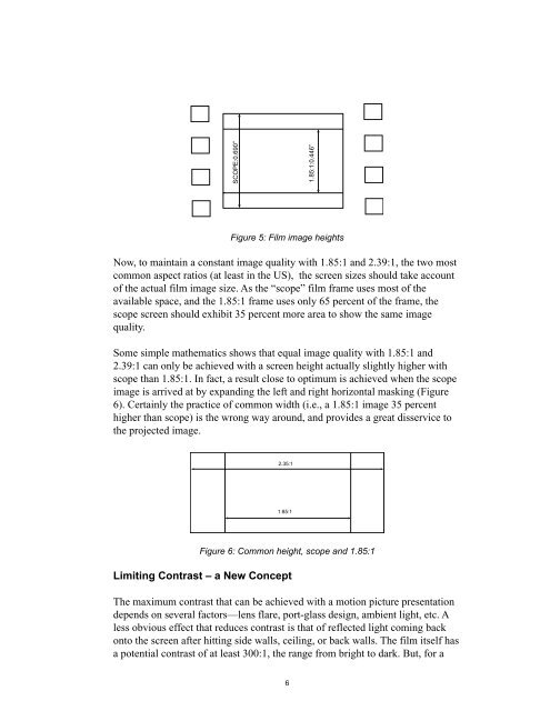 Screen Sizes Impact on Picture and Sound - Dolby Laboratories Inc.