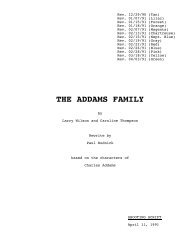 Addam Family - Daily Script