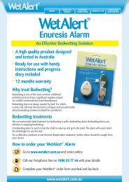Enuresis Alarm - Virtual Medical Centre
