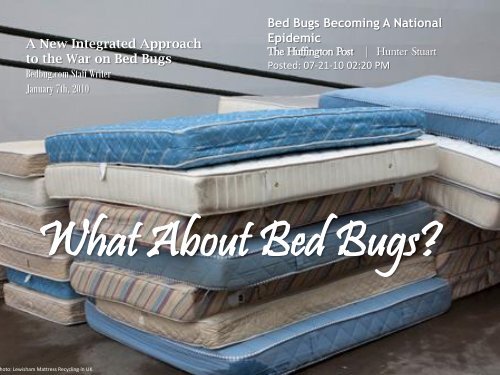 Putting Bulky Waste to Rest - Mattress Recycling Efforts in CT - CT.gov