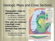 Geologic Maps and Cross Sections