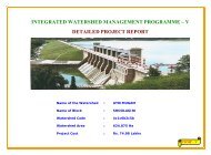 integrated watershed management programme – v - tawdeva