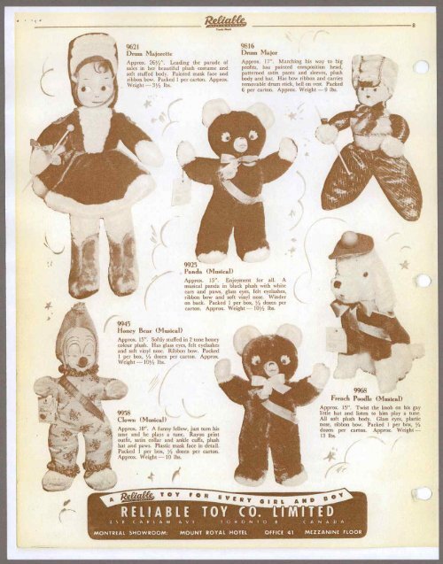 Plush Toys - 1954 PDF download