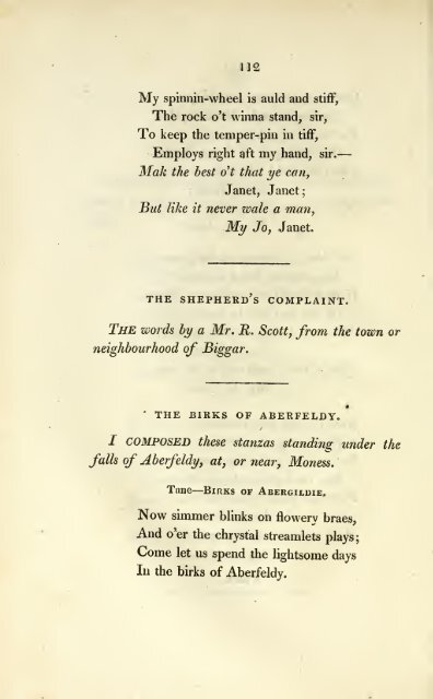 with critical observations and biographical notices, by Robert Burns