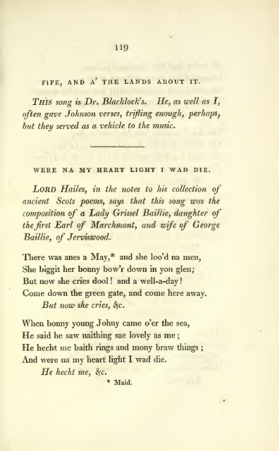 with critical observations and biographical notices, by Robert Burns