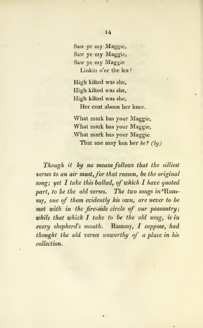 with critical observations and biographical notices, by Robert Burns