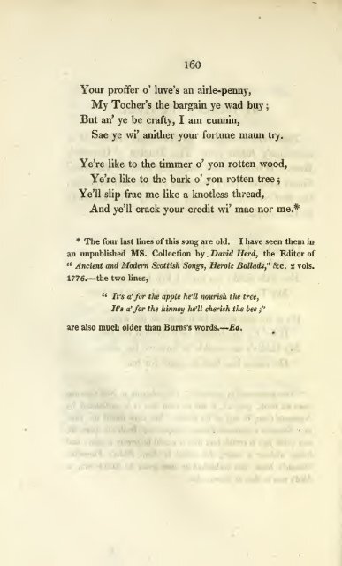 with critical observations and biographical notices, by Robert Burns