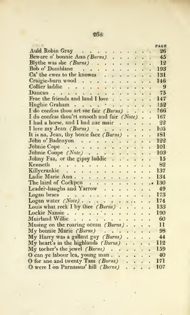 with critical observations and biographical notices, by Robert Burns