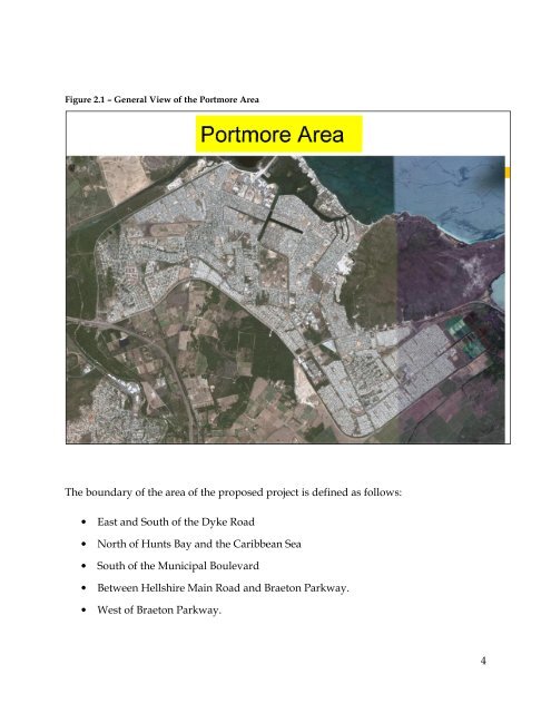 Portmore Sewerage Project Outline - National Water Commission