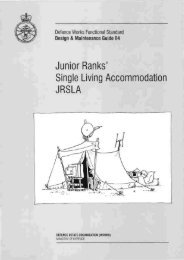 DMG 04. Junior Ranks' Single Living Accommodation JRSLA