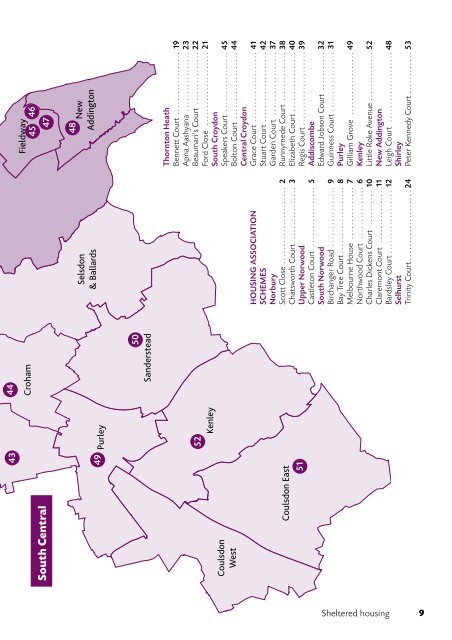 Sheltered Housing Leaflet - Croydon Council