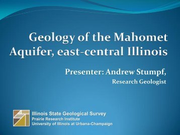 Geology of the Mahomet Aquifer, east-central Illinois