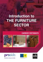 Introduction to the Furniture Sector (PDF format, 1MB - Proskills