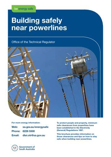 Building safely near powerlines - Mid Murray Council - SA.Gov.au