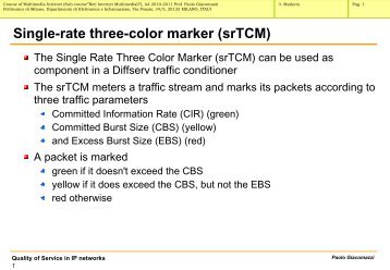 Two-rate three-color marker - Dipartimento di Elettronica ed ...