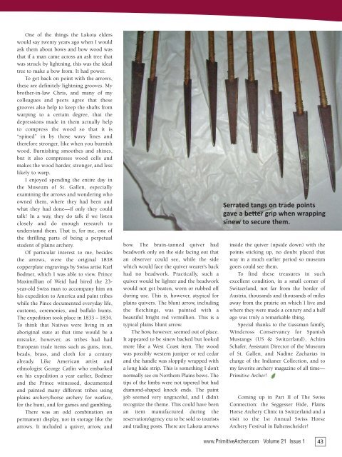 In This Issue: plus: - Primitive Archer Online