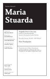 January 19: Maria Stuarda - Metropolitan Opera