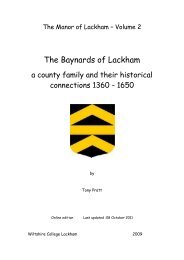 The Baynard family - Lackham Countryside Centre