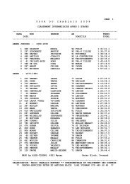 TOURDUCHABLAIS 2 0 0 9 CLASSEMENT ... - Radio Chablais