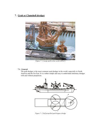 7. Grab or Clamshell dredger