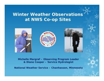 Coop Observer Winter Weather Observation Training Slide ... - NOAA