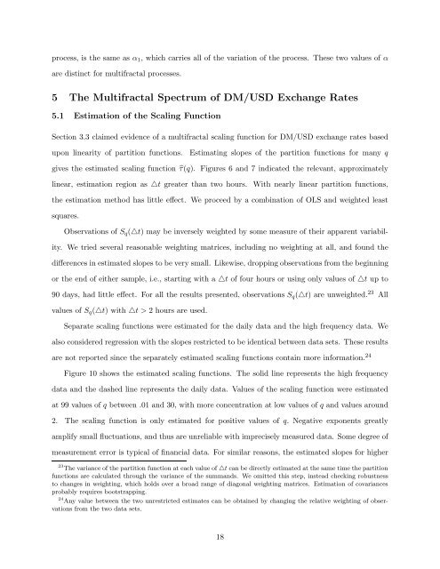 Multifractality of US Dollar/Deutsche Mark Exchange Rates - Studies2