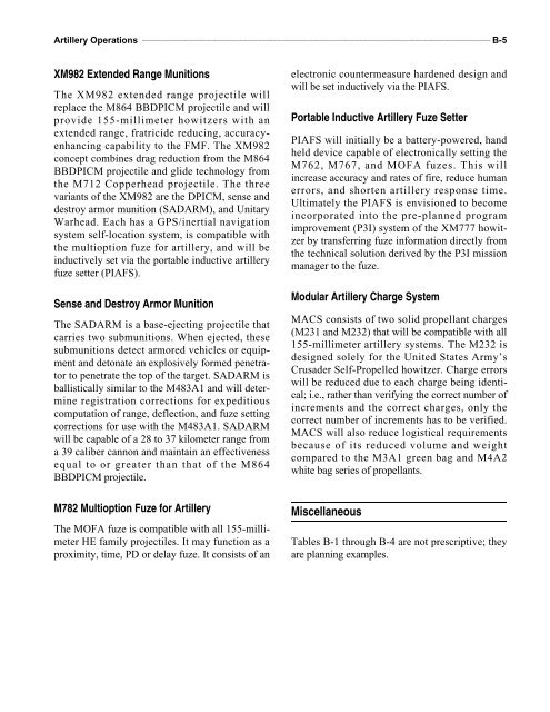 MCWP 3-16.1 Artillery Operations.pdf - Marine Corps Community ...