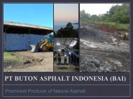 PT Putindo Bintech - Buton Asphalt Indonesia