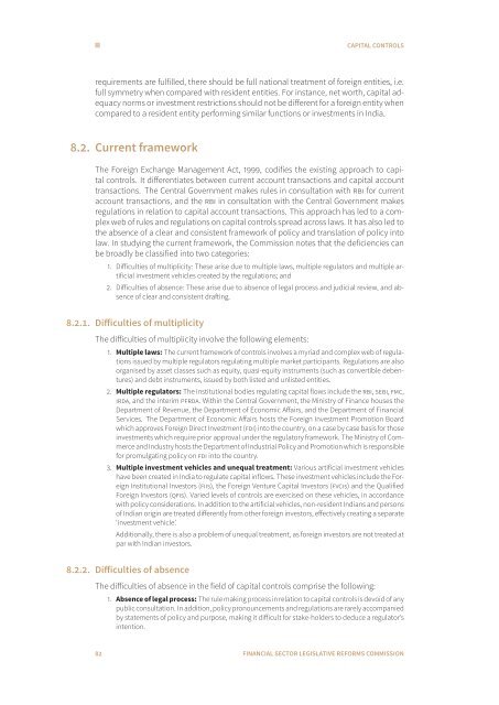 Government of India Volume I: Analysis and Recommendations