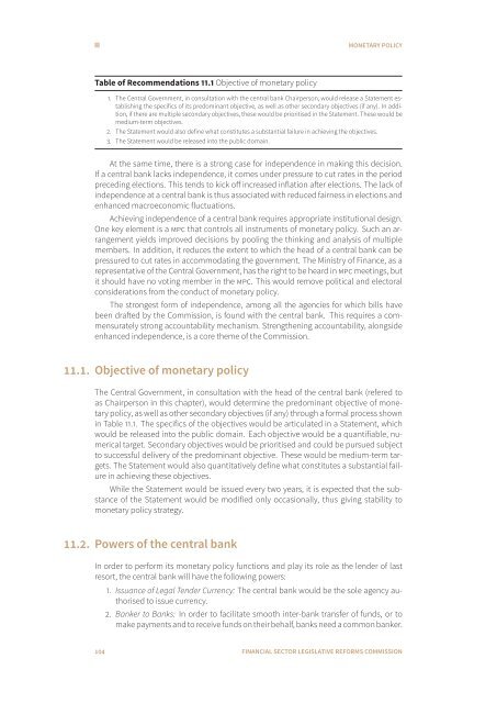 Government of India Volume I: Analysis and Recommendations