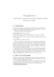 LIPIcs Manual - DROPS - Schloss Dagstuhl