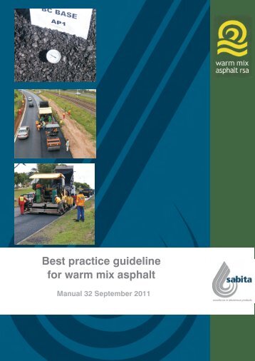 Manual 32 Best practice guideline for warm mix asphalt - Aapaq.org